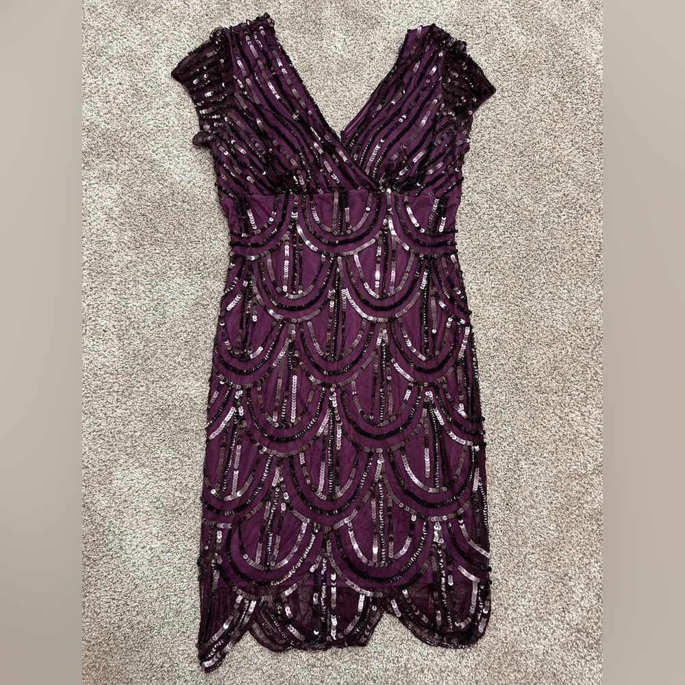 Marina sequin dress • size 10 • worn once